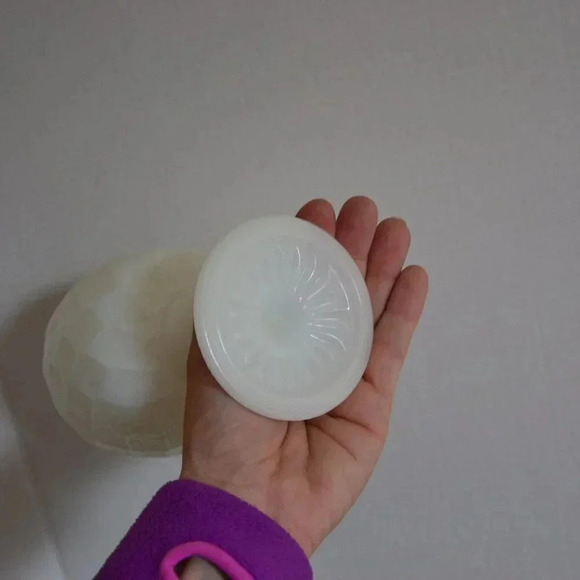 Vtg Milk Glass Pedestal Dish - Picture 6 of 6